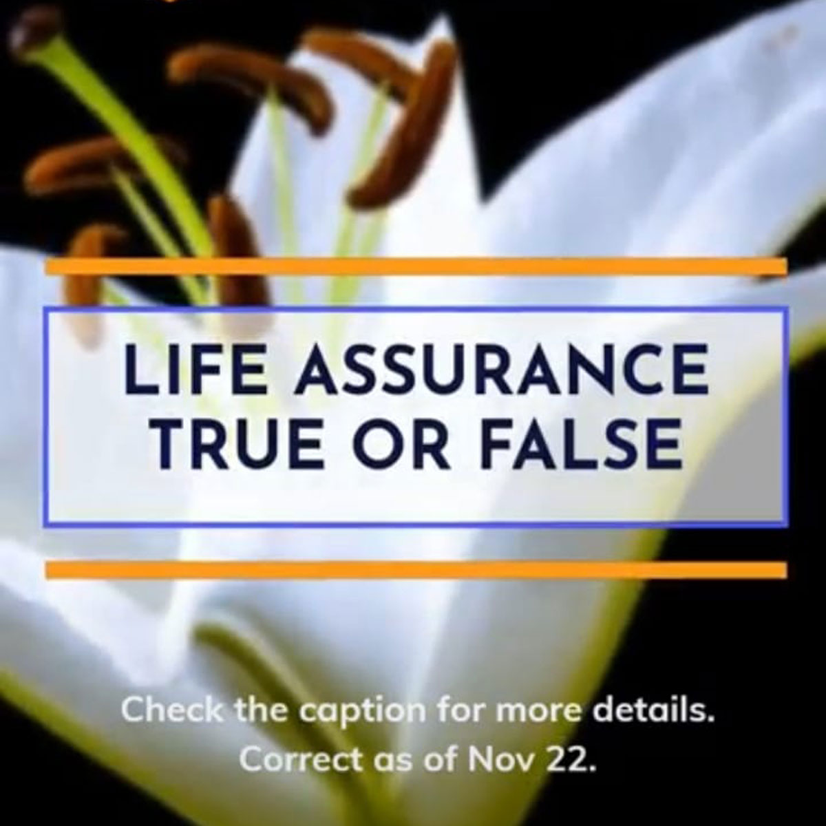 Life Insurance: True or False?